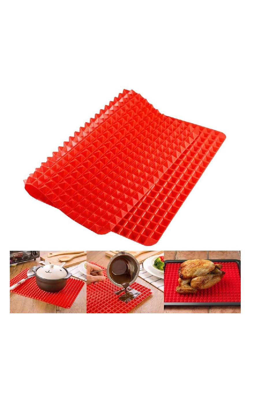 Силиконовый коврик для запекания Pyramid pan