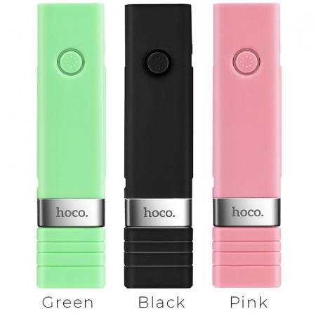 Монопод для селфи Hoco K4, Вluetooth, зеленый