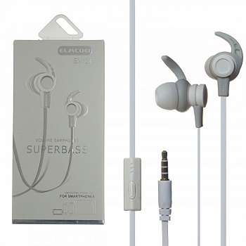 Наушники-вкладыши Elmcoei EV123 White