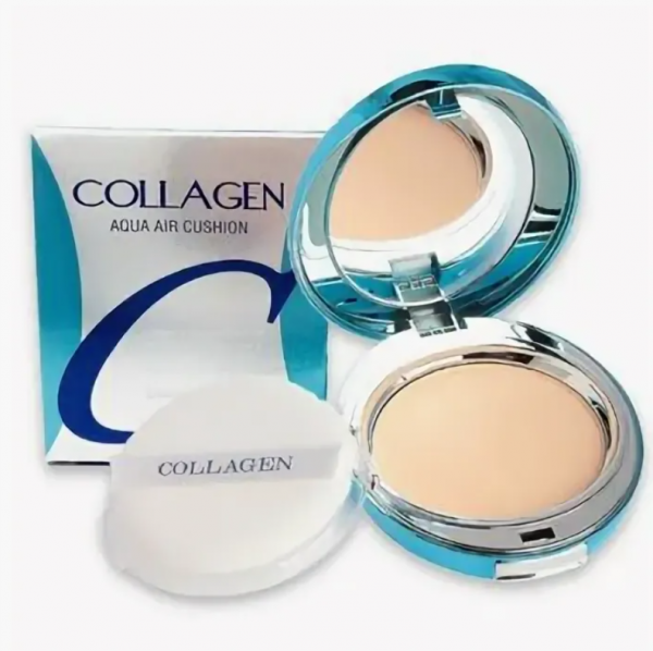 Увлажняющая коллагеновая пудра со сменным блоком Enough Collagen Hydro Moisture Two Way Cake SPF25 PA++