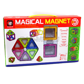 Магнитный конструктор Magical Magnet 20 деталей