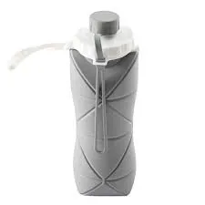 Спортивная складная бутылка Silicone Folding Bottle 600 мл 