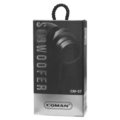 Наушники-вкладыши Coman CM-57 Black