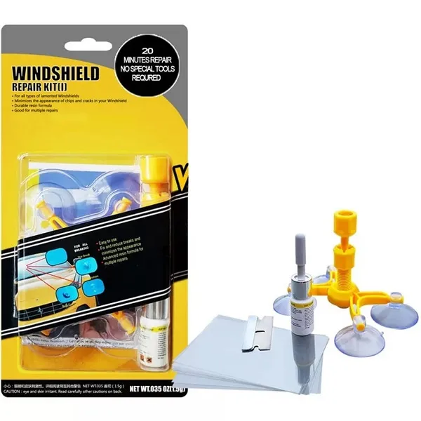 Набор для ремонта сколов и трещин лобового стекла автомобиля Windshield Repair Kit