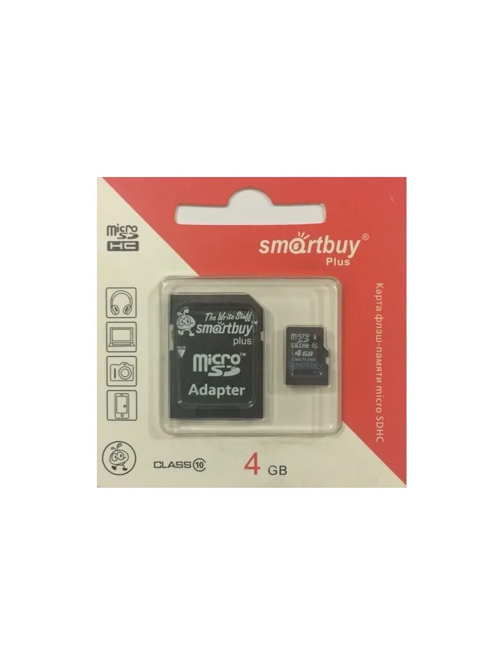 Карта памяти Smartbuy 4 GB