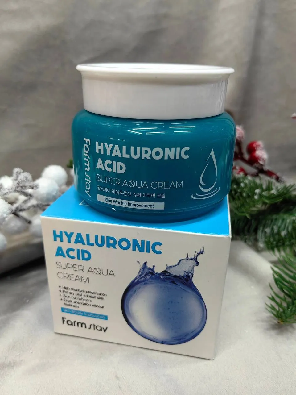 Увлажняющий крем для лица с гиалуроновой кислотой Farmstay Hyaluronic Acid Super Aqua Cream 100 мл