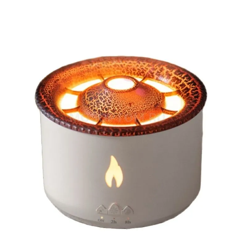 Увлажнитель ароматизатор воздуха с имитацией пламени Flame Aroma Diffuser