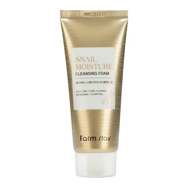 Пенка для умывания с муцином улитки Farmstay Snail Moisture Cleansing Foam