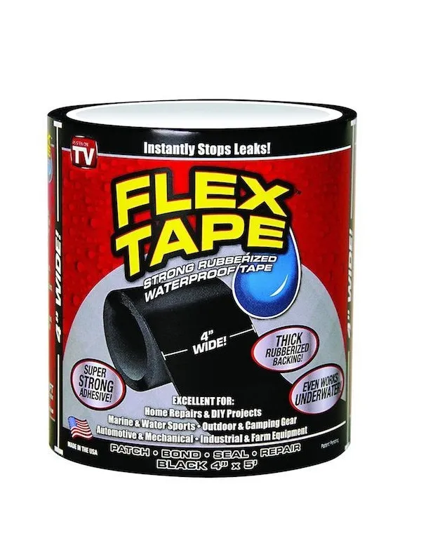 Универсальная водонепроницаемая клейкая лента Flex Tape 4"
