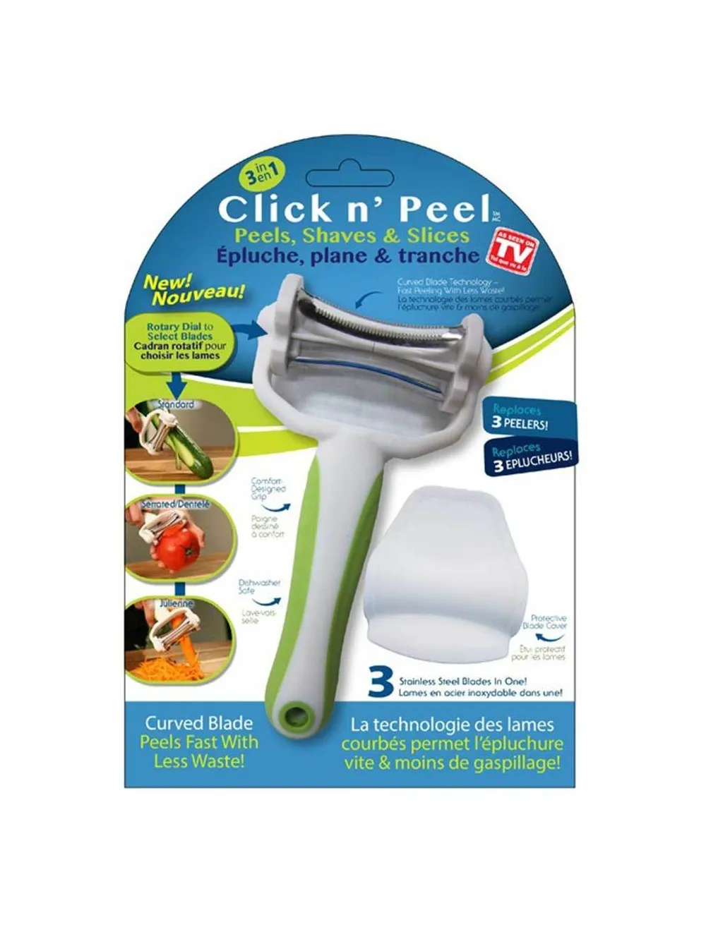 Овощечистка Click n' peel
